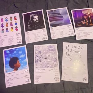 7 drake album cover posters